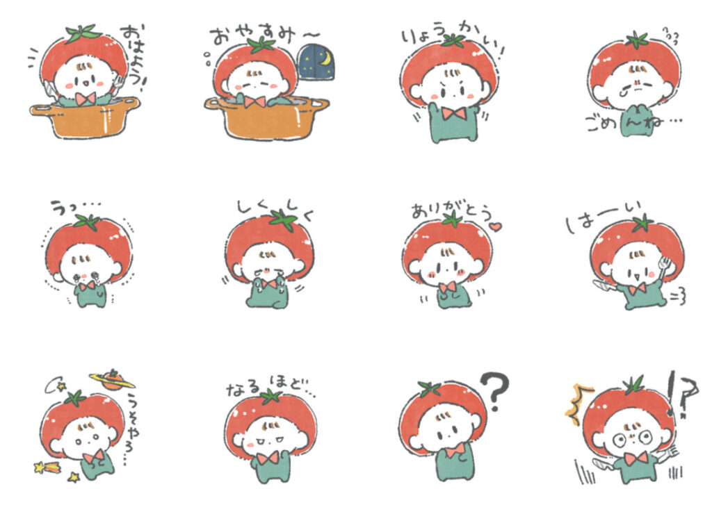 トマトのキャラクター紹介 可愛すぎるイラストやゆるキャラも登場 Tretoy Magazine トレトイマガジン