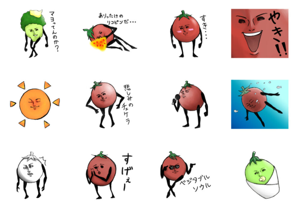 トマトのキャラクター